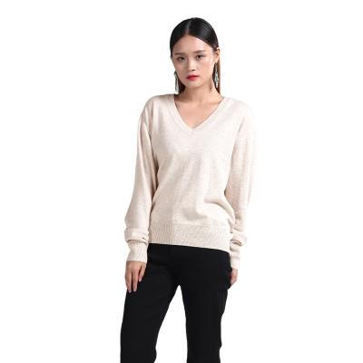 China Anti-wrinkle factory price sell new design Autumn Winter V-neck wool sweater sweater for sale