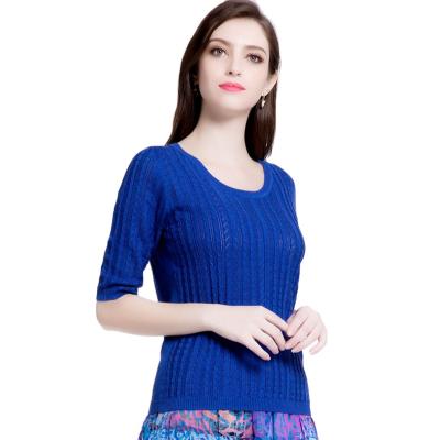 China Anti-wrinkle factory directly supply turtle neck silk knit summer fashion women's silk sweater silk for sale