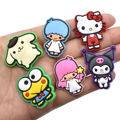 China Shoe Charm New Clip Buckles Croc Charms Anime Cartoon Characters Figures Shoe Decoration Charms For Bracelets Sandals for sale