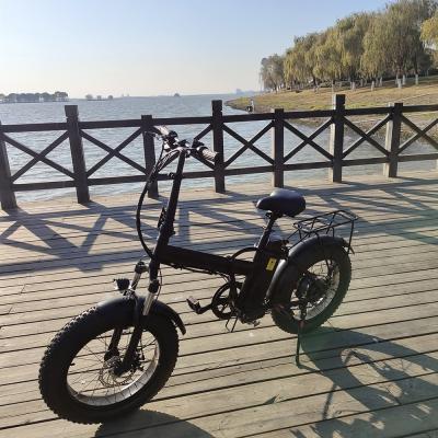 China New Model Aluminum Alloy Small Fat Folding Cross Electric Motorcycle Folding Electric Bike for sale