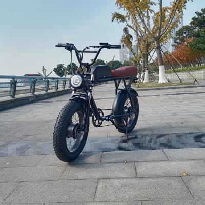 China Wholesale 48V 13Ah YuanJian Bosuer Electric Dirt Bike 73 Super Hot Tire Steel Electric Bicycle Wholesale for sale