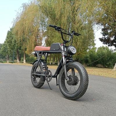 China Wholesale YuanJian Retro ebike Lady With Fat Electric Bike YuanJian Retro ebike super super ebike steel YuanJian retro band 73 73 for sale