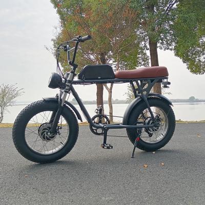 China Cheap Adult Chopper Electric Bike Vehicle YuanJian Retro ebike YuanJian Retro ebike super super ebike YuanJian Steel Retro 73 73 for sale