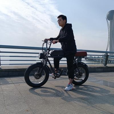 China YuanJian Retro ebike YuanJian Retro Vintage E Dirt Bike Classic 73 73 YuanJian Retro ebike Steel Super Super ebike factory for sale