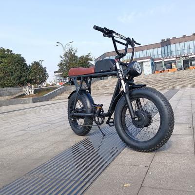 China New product YuanJian ebike YuanJian ebike retro super ebike YuanJian steel super ebike retro retro go bicycle Basikal Elektrik 73 73 electric for sale