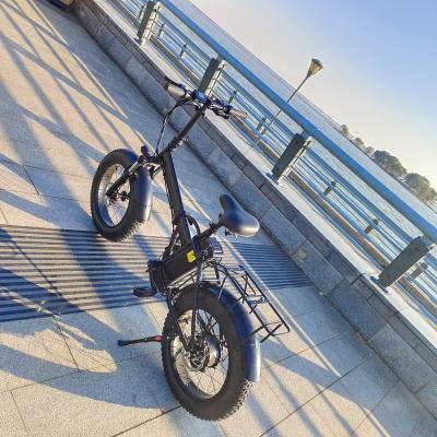 China New Product Aluminum Alloy 20Ah Fat Electric Bicycle 1000W 48V 17.5Ah Electric Bike for sale