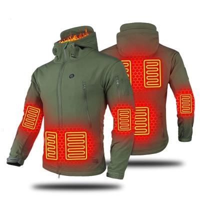 China Passionate Men QUICK DRY Autumn Jacket Hooded Windbreaker Hunting Jacket Hiking Warm Fishing Skiing Clothing Winter Camping for sale