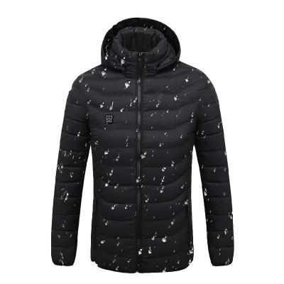 China QUICK DRY Men's Heated Jacket USB Winter Warmer Knitting Warm Shirts Clothing Cotton Jacket for sale