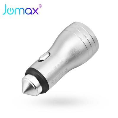 China New Factory Style Aluminum Alloy Dual USB Ports 5V 2.1A 3.1A 4.8A Car Accessories Wholesale Car Charger for sale