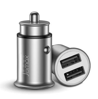 China UniversalÂ   JUMAX Dual USB OEM Car Charger 2.1A 3.1A 4.8A Car Charger Aluminum Alloy Car Charging for sale