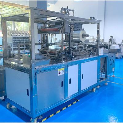 China Food Mask 3d Box Wrapping Cling Wrapping Machine Auto Facial Automatic Transparent Film Fold Wrapping Machine for sale