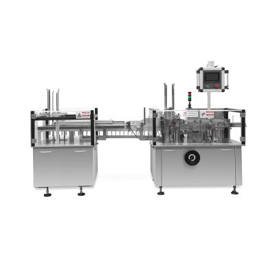 China Beverage Easy-to-operate Automatic Cartoning Machine Automatic Cartoning Machine for Cosmetics Tubes, Bottles and Boxes for sale