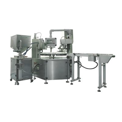 China Factory direct sales chemical automatic turntable water cream filling and capping machine for cosmetics for sale