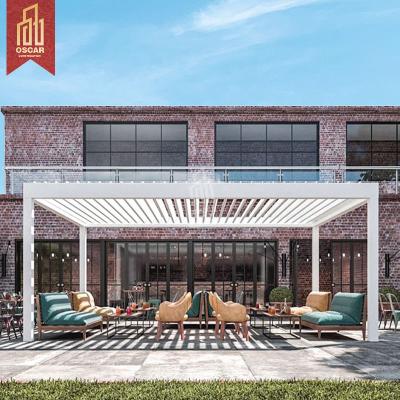 China Modern 2 Post Pergola Easily Assembled Wall Mounted Aluminum Pergola for sale