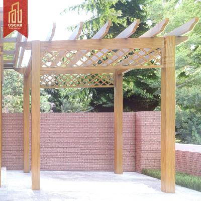 China High Quality Outdoor Modern Garden Trellis Gazebo Pergola Waterproof Easily Assembled Pergola for sale