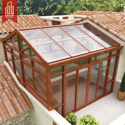 China Customized Modern Designs Aluminum Garden Sunroom Solarium For Villa for sale