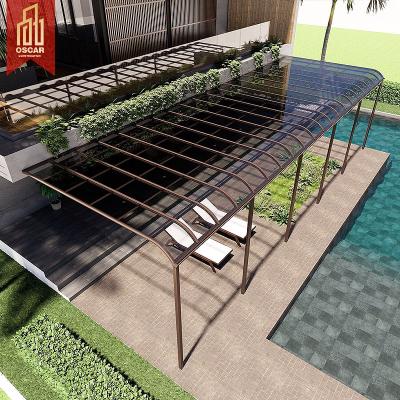 China Anti-UV Resistance Outdoor Easy Installation Wind Balcony Awning Factory Price Aluminum Patio Cover for sale