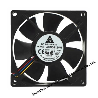 China Exhaust Ventilation DELTA 8025 Brushless DC Fan 80x80x25mm Axial Flow 4000RPM High Speed ​​Case Fan for sale