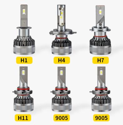 China 6030 Aluminum H4 Car Led Headlight Bulb H4 High Power Headlight Led Headlamp Wholesale Car Led Headlight H4 Led H4 for sale