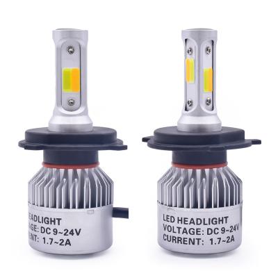 China 6030 Auto Parts Aluminum O3 Led Fan H1 H3 H7 H11 H13 880 Csp 7035 Chip Led Head Light With H4-3 Led Headlight Bulb H4 9005 9006 9007 By 8000Lm for sale