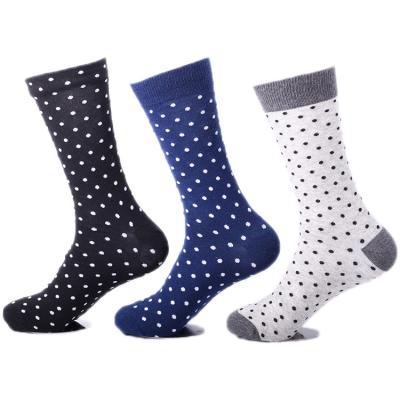 China Tube Antibacterial Antibacterial Casual Polka Dot Crew Socks Women for sale