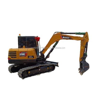 China 2016 Usado Sany Sy 60c excavadora 60000 KG Excavadoras hidráulicas pesadas máquina en venta