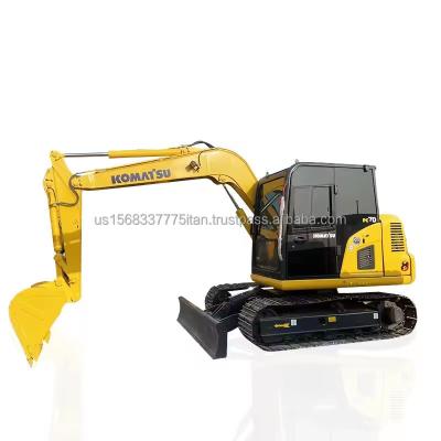 China UsadoPara venda Excavadora Hidráulica Excavadora Usada Harga Komatsu PC70 à venda