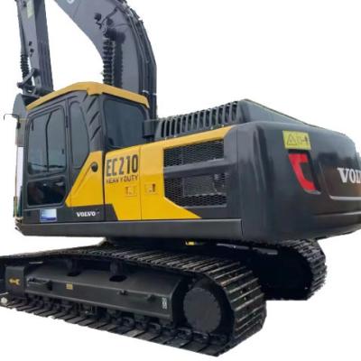 China Volvo EC210 Excavadora usada 21 toneladas Peso operacional 119kw para venda popular à venda