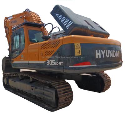 China Hyundai 305LC-9T 30ton 305 Crawler Excavator da Coreia Excavator Usado Harga Excavator à venda