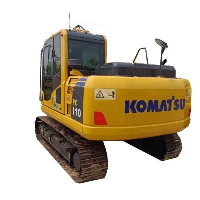 China Japón Komatsu PC110 11ton 12ton 13ton Excavadora de equipos pesados Excavadora de segunda mano en venta