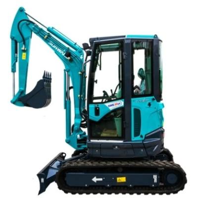 Chine Moteur Caterpillar et composants Hyundai utilisés sur la mini-excavatrice Sunward SWE60E de 6 tonnes à vendre