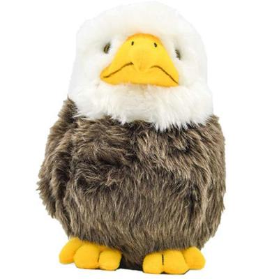 China Casual Plush Eagle Toys Wild Eagle Plush Toys Fluffy Standing Bald Plush Stuffed Animal C2231 for sale