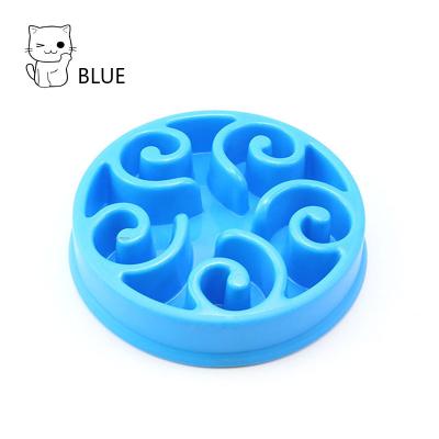 China Non-automatic Durable Wear-Resistant Preventing Choking Slow Pet Feeder Bowl Feeders Rounded Cat Dog Bowl Pet Products For Various Cat Foods for sale