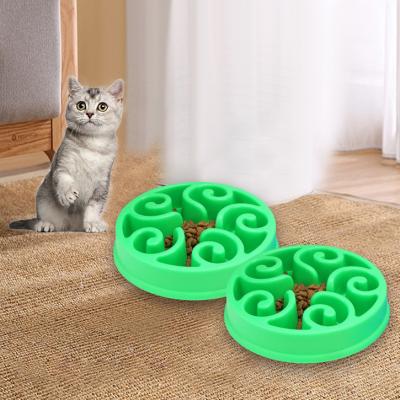 China Non-automatic Hot Sale Travel Preventing Choking Labyrinth Cat Pet Slow Feeder Dog Bowl Supplies Pet Supplies Slow Feeder for sale