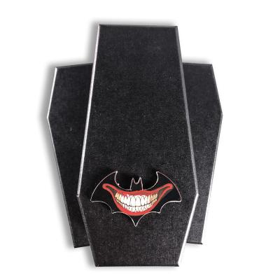 China New Design OEM Halloween Vampire Coffin Perfume Recyclable Candle Product Luxury Gift Boxes Packaging Custom Logo Boxes for sale