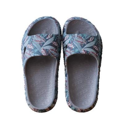 China New Style Men's Summer Beach Printing Breathable Men's Slippers Eva Casual Home Indoor Anti-skid Slides for sale