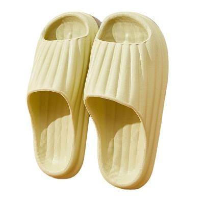 China Fashion Trend Summer New Simple Platform Couples Cool Home Indoor Slippers Non To Slip Breathable Bathroom Slippers Cool Men And Women for sale