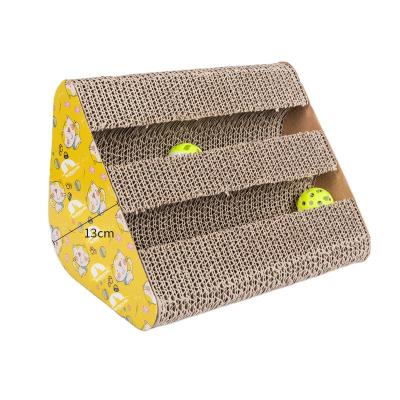 China Stocked Hot Sale Pet Scratch Pack Corrugated Cat Scratch Board for sale