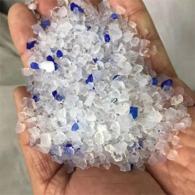 China Hot Selling Cats Silica Gel Sand Filler Clean 97%+3% Blue Crystal Cat Litter for Cat Toilet Cleaning for sale