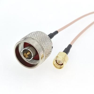 China RF Connection RG316 n Revolution Sam Connector Coaxial Crimp RF Jumper Pigtail Radio Antenna Adapter Cable for sale