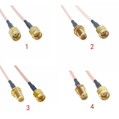 China manufacture rg316 wireless sma module male plug to sma plug connector rf male coaxial jumper cable for sale