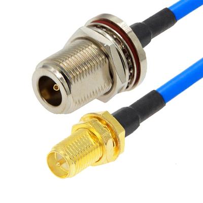 China Wireless Communication System Rg402 Cable Gold Plated 50 Ohm RF Pigtail Extension Cable Jumper N Type Coaxial To SMA RF Adapter for sale