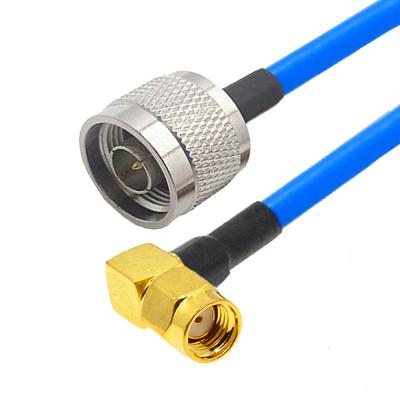 China Wireless Communication System RG402 Cable Semi Flexible Semi Shielded Sma To Coaxial n Connector RF Pigtail for sale