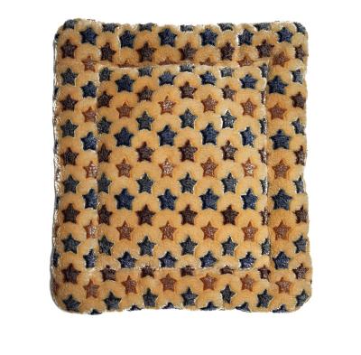 China Soft Mat For Puppy Dog Cat Sofa Cushion Keep Warm Sleeping Blanket Bed Cover Pet Fleece Breathable Flannel Pet Blanket for sale