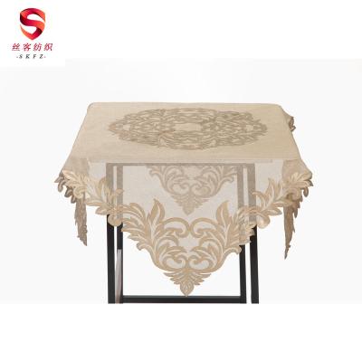 China Restaurant Tablecloth Polyester Tablecloth /Rectangle Tablecloth Wedding Waterproof Tablecloth Embroidery for sale