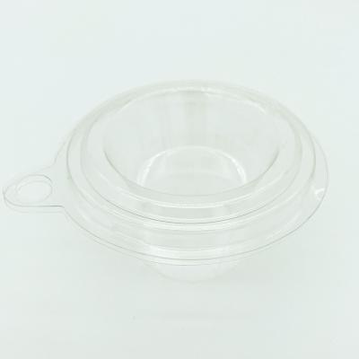 China Disposable PET Ice Cream Maker Logo Custom Transparent Plastic Container Cylinder for sale