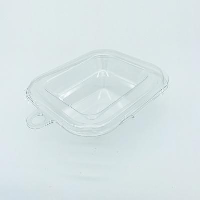 China Disposable Portable Plastic Cups Small Transparent Food Sauce Containers Paper Box With Lid Cylinder for sale