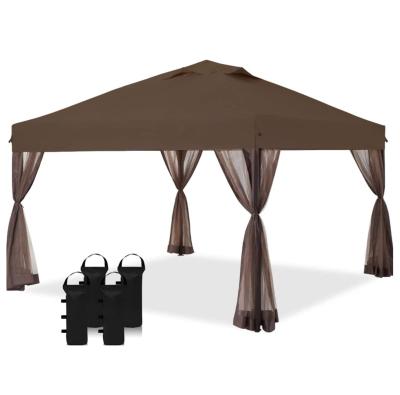 China High Quality Outdoor Canopy 10x10 Outdoor Tent Easy Folding Event Noise Waterproof Tent With Net Sidewall for sale