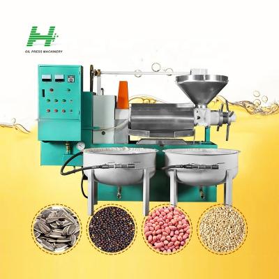 China High Oil Yield Efficiency 6YL-150 moringa seed oil extraction machine combined oil press machine for sale