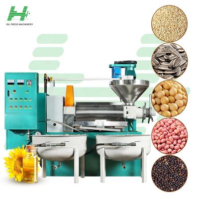 China High Oil Yield Efficiency 6YL-160 cold pressed coconut oil machine oil press screw press oil extraction for sale